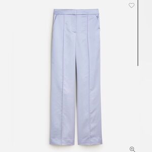 NWT J.Crew Collection high-rise wide-leg pant in satin tailoring